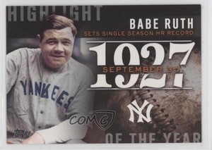 2015 Topps Update Highlight of the Year Babe Ruth #H-61 HOF