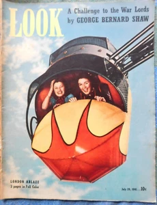 LOOK MAGAZINE July 29 1941 France Lana Turner Rockies Baseball London G B Shaw - Picture 1 of 2