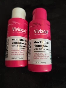 2pc VIVISCAL THICKENING SHAMPOO & STRENGTHENING CONDITIONER 1.7oz / 50ml ea. NEW - Picture 1 of 1