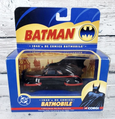 Corgi 1940s Batmobile 1:43 Scale Batman Collectibles Comics Corgi NEW SEALED - Image 1 of 4