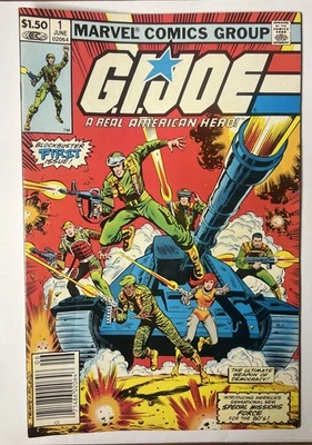 G.I. Joe A Real American Hero #1 Newstand Edit  1982 🔑 NO RESERVE - Image 1 of 2
