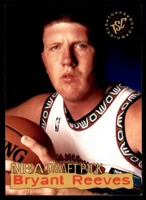 Selecciones del draft del Stadium Club 1995-96 #6 Bryant Reeves Grizzlies Foto 1 de 2
