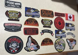 Sturgis Daytona Biker Patches Lot - Picture 1 of 4