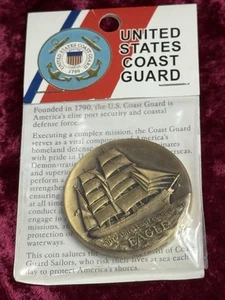 United States Coast Guard Cutter Eagle Northwest Territorial Mint Münze. Neu - Bild 1 von 10