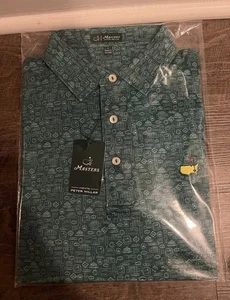 Polo da golf 2024 Masters by Peter Millar taglia L cartello design Augusta National - Foto 1 di 5