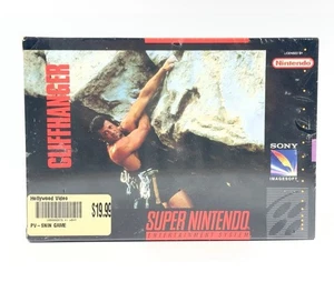 {RARO} Cliffhanger Super Nintendo SNES {NUOVO SIGILLATO IN FABBRICA} - Foto 1 di 7