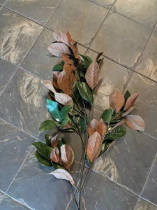 NEW Pottery Barn Faux Oversized Magnolia Branch 57" Long 50 Leaves NWT - Picture 1 of 11