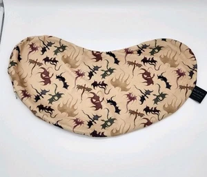 Book Beau Bean Reading Pillow Replacement Case Cover ONLY Tan Dragons - Picture 1 of 9