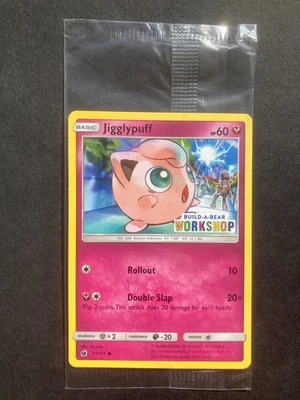 Pokemon Jigglypuff 71/111 Build-a-Bear Workshop Stamped Promo Card New & Sealed - Image 1 of 2