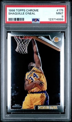 Shaquille O'Neal 1998 Topps Chrome #175 PSA 9 - Image 1 of 2