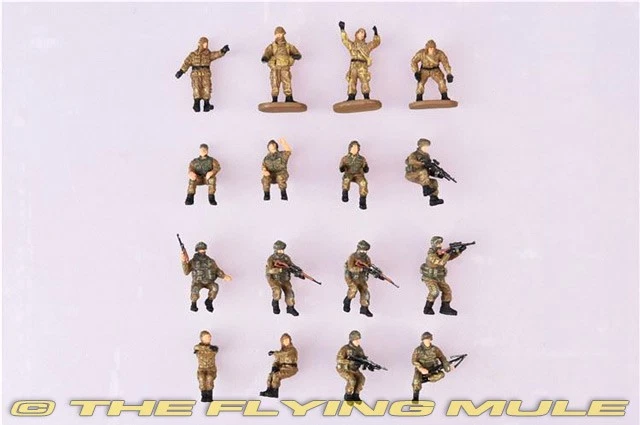 ModelCollect 1:72 Русская армия 16 предметов набор фигурок (хаки) - Изображение 1 из 2