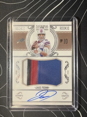 2020 Panini National Treasures Prime Signatures Jake Fromm /99 RPA - Image 1 of 2
