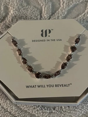 Ожерелье для вечеринки с бомбой «Как мы любим» фианиты на родиевом покрытии RBP5881 - Изображение 1 из 4