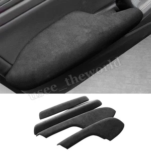 Alcantara Interior Door Armrest Panel Cover Trim For Honda Civic 11th 2022-2025 - Picture 1 of 6