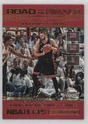 2016 Panini NBA Hoops Road to the Finals Second Round /999 Jonas Valanciunas #51 - Image 1 of 2