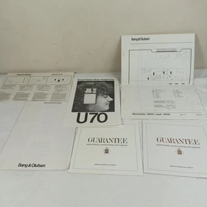 Auriculares Bang and Olufsen Manuales Documentos Beocenter 2800 Beovox U70 - Imagen 1 de 16