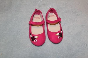 Gymboree pink embroidered flowers mj shoe size 5 NWOT - Picture 1 of 4