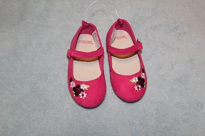 Gymboree pink  embroidered flowers mj shoe size 5 NWOT - Image 1 of 4