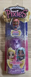 HATCHIMALS MINI PIXIES 2 Pixies Dolls + Jumbo Wings NIP - Picture 1 of 2