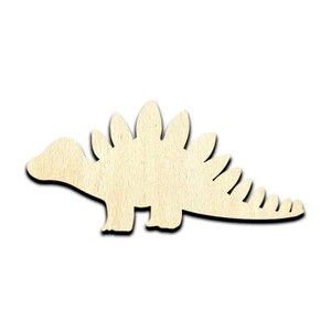 Baby Dino Dinosaur #10 Laser Cut Out Unfinished Wood Shape Craft Supply - Picture 1 of 6