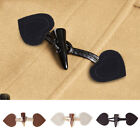 1PC PU Leather Toggles Resin Horn Button DIY Sewing for Coat Clothing Jacket