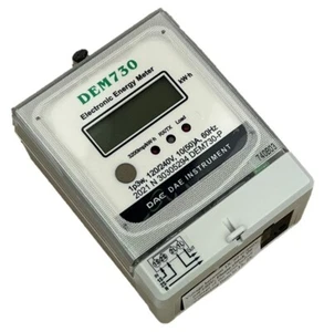 DAE DEM730P, kWh Submeter, RS485, 1P3W(2 hot wire, 1N), 120/240V,50A,Internal CT - Picture 1 of 10