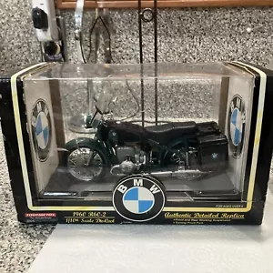 1960 BMW R-60/2 Motorcycle 1:10 green Tootsie Toy With Working Suspension 1997 - Picture 1 of 12