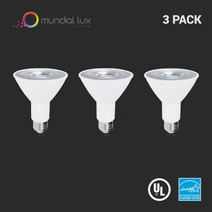 3Pack LED PAR30 E26 Light Bulbs Daylight 10W (75W Equivalent) 5 years warranty - Picture 1 of 4