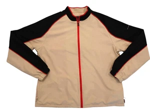 Burberry Golf Men's Waterproof Tan Black Golf Jacket Size - Large - Picture 1 of 6