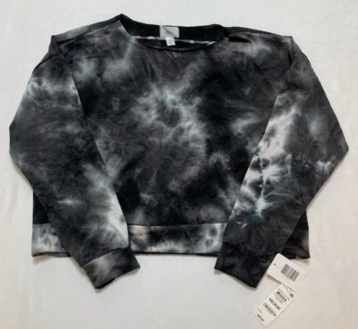 Charter Club Only  Pajama Top Grey And Black M - Image 1 of 4