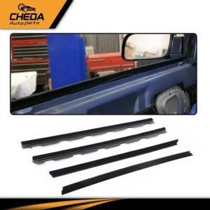 Inner & Outer Window Sweep Felt Seal Weatherstrip 4 Pcs Kit Fit for Chevy Truck - Picture 1 of 9