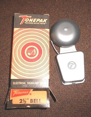 TONEPAK Signal 2-1/2  VIBRATING BELL Fire ALARM Security Protection 302T NEW • 16.37£