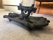 Large Victorian Ornate Cast Iron Boot Scraper In Excellent Condition