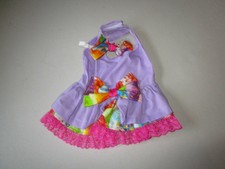 XS female Dog dress [ purple eggs] cotton handmade