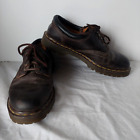 Vintage Dr. Martens 8053 Leather Shoes Brown Crazy Horse Oxfords Size 9 England