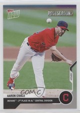 2020 Topps Now Postseason /157 Aaron Civale #PS-83 Rookie RC