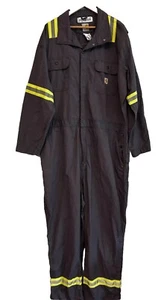 CARHARTT FR Mens Overalls Size 2XL Reflective Stripe Grey Arc Resistant Workwear - Bild 1 von 20