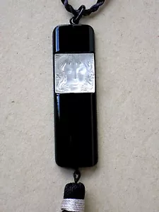 LALIQUE Solid SILVER MASQUE de FEMME Crystal PENDANT NECKLACE Limit Edit NUMBER - Picture 1 of 9