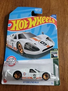 Hot Wheels 2022 HW Retro Racers 4/10 Gulf Oil '67 Ford GT40 MK.IV Ryu’s Rides - Picture 1 of 2