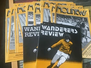 Wölfe HEIM & AUSWÄRTS Programme 1985/86 Liga & Pokal viele mit Zeitungsberichten - Bild 1 von 100