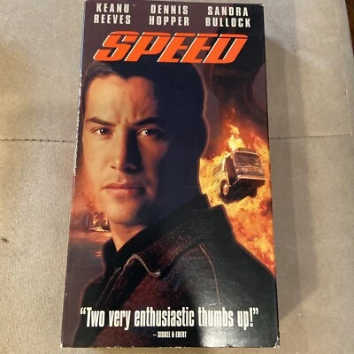 Speed (VHS, 1996) Keanu Reeves, Dennis Hopper, Sandra Bullock - Image 1 of 4