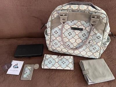 Petunia Picklebottom Glazed Satchel Diaper Bag Classically Crete - Image 1 of 4