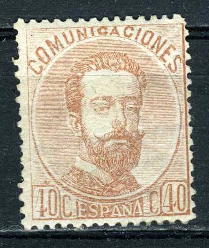 SPAIN 1872, 40 CTS, MH* - Image 1 of 1