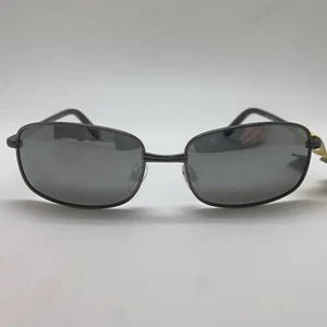 T179.1 Foster Grant POLARIZED Eternal Black Chrome Rectangular Sunglasses POL - Picture 1 of 7