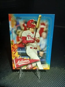 Bryson Stott 2024 Topps Update Series - Autumn Tales Blue #AT-50 - Picture 1 of 6