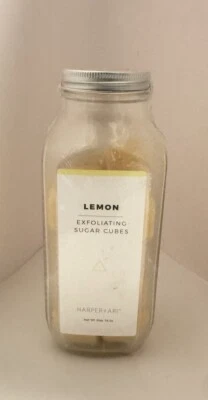 HARPER + ARI  (LEMON) Exfoliating Sugar Cubes Made in Aruba - Image 1 of 3