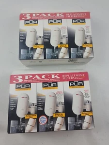 Pur Replacement Water Filters 2×3 Pack for Pur Faucet Mounted Filters - Picture 1 of 7