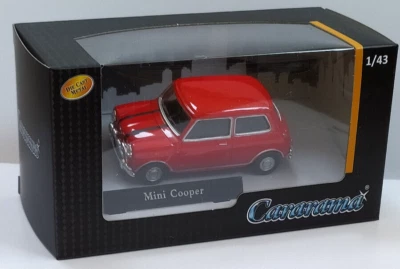 CARARAMA 1:43 AUTO DIE CAST MINI COOPER ROSSO  ART 41351 - Immagine 1 di 2