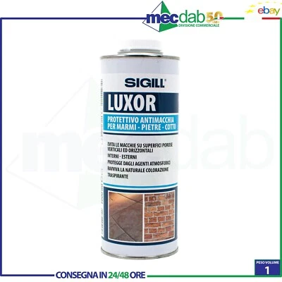 Protettivo Antimacchia Per Pavimenti Marmi Pietre e Cotto 1000 ML Sigill Luxor
