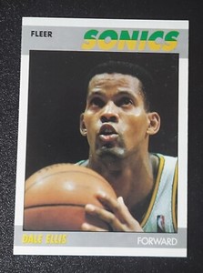 1987-88 Fleer Basketball card Dale Ellis #33 87 CENTERED! Seattle Supersonics